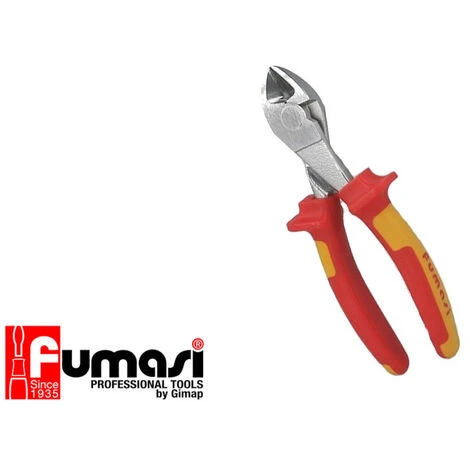 Pince Coupante Diagonale 180mm Isolée 1000V Fumasi 2 Pince Coupante Diagonale 180mm Isolée 1000V Fumasi – Image 2
