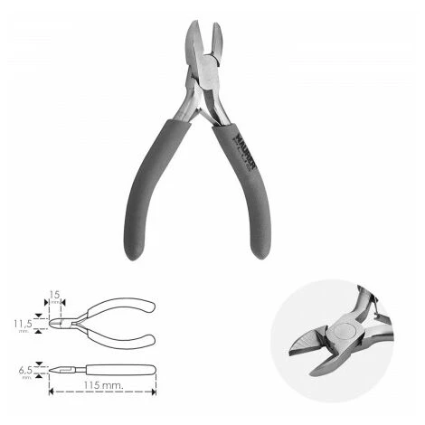 Pinze Maurer Mini Diagonal Cut 125 Mm. 2 Pinze Maurer Mini Diagonal Cut 125 Mm. – Image 2