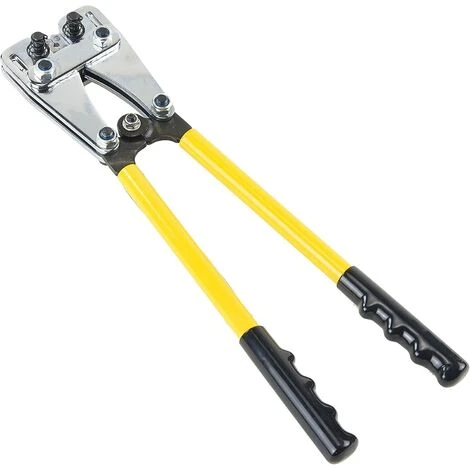 AIDUCHO Pince à Sertir Puissant Outil De Sertissage De Borne De Fil 6-50 Mm² Pince Multifonctionnel Avec Poingnée Antidérapant Pour Électricien Bricolage 1 AIDUCHO Pince à Sertir Puissant Outil De Sertissage De Borne De Fil 6-50 Mm² Pince Multifonctionnel Avec Poingnée Antidérapant Pour Électricien Bricolage