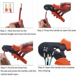 AIDUCHO Outil De Sertissage De Virole, Outils De Sertissage Réglables De Pince à Sertir Dechengbao Utilisés Pour 0,25-10mm2 (AWG 23-7) Manchons De Câble, Sertisseuse De Fil 7 AIDUCHO Outil De Sertissage De Virole, Outils De Sertissage Réglables De Pince à Sertir Dechengbao Utilisés Pour 0,25-10mm2 (AWG 23-7) Manchons De Câble, Sertisseuse De Fil -Outil de l'électricien Soldes 2022 32753052 3
