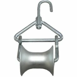 MILNOV Poulie PTT Chape Ouvrante Réa ACIER Passage 50 Mm