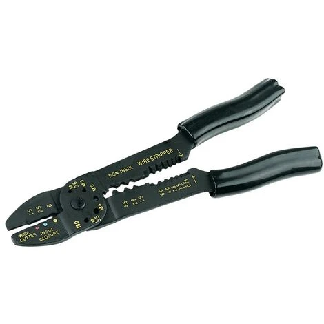 SILVERLINE Pince à Sertir Et à Dénuder - 230 Mm 1 SILVERLINE Pince à Sertir Et à Dénuder - 230 Mm