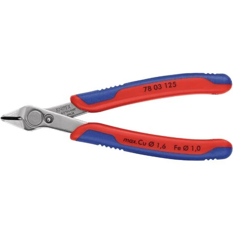 KNIPEX-WERK C. GUSTAV PUTSCH KG Pince Coupante Latérale électronique Super-Knips® Longueur 125 Mm Forme 8 1 KNIPEX-WERK C. GUSTAV PUTSCH KG Pince Coupante Latérale électronique Super-Knips® Longueur 125 Mm Forme 8