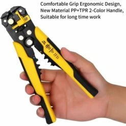 LangRay Pince à Dénuder Automatique Et Pince Coupante Coupe-fil Pour Diamètre De Câble Pince à Sertir Pince à Dénuder De Fil Sertissage Sertissage Sertissage Multifonctionnel 0.2-6mm2 -Outil de l'électricien Soldes 2022 34855936 3