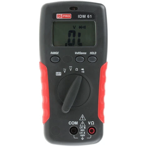 Multimètre IDM61 RS PRO Portable, 750V C.a. ( Prix Pour 1 ) 1 Multimètre IDM61 RS PRO Portable, 750V C.a. ( Prix Pour 1 )
