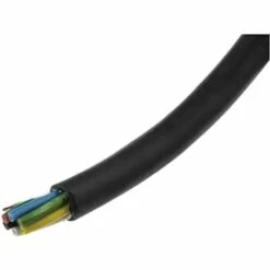 Câble Multiconducteur Blindé RS PRO 440 V, 6 X 0,5 Mm² Noir, 25m