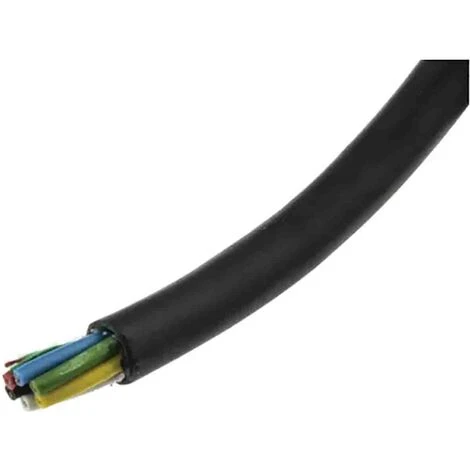 Câble Multiconducteur Blindé RS PRO 440 V, 6 X 0,5 Mm² Noir, 25m 1 Câble Multiconducteur Blindé RS PRO 440 V, 6 X 0,5 Mm² Noir, 25m
