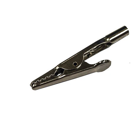 RS PRO Pince Crocodile, 4A, Argent, 9mm ( Prix Pour Paquet De 10 ) 1 RS PRO Pince Crocodile, 4A, Argent, 9mm ( Prix Pour Paquet De 10 )