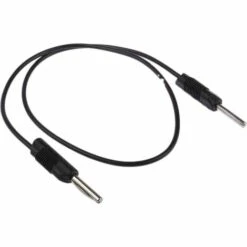 Cordon De Test à Pointe De Touche 4mm RS PRO, Noir, 2.5A, 50V C.a., Long. 500mm ( Prix Pour 1 )