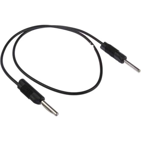 Cordon De Test à Pointe De Touche 4mm RS PRO, Noir, 2.5A, 50V C.a., Long. 500mm ( Prix Pour 1 ) 1 Cordon De Test à Pointe De Touche 4mm RS PRO, Noir, 2.5A, 50V C.a., Long. 500mm ( Prix Pour 1 )