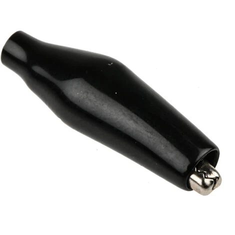 Pince Crocodile, Noire RS PRO ( Prix Pour 1 ) 1 Pince Crocodile, Noire RS PRO ( Prix Pour 1 )