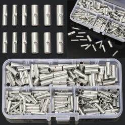 HAPPYSHOPPING 200 Pieces/boite Connecteurs Bout A Bout Non Isoles Bornes De Sertissage De Cable De Virole De Fil Electrique Non Isole Avec Etui De Rangement 8 HAPPYSHOPPING 200 Pieces/boite Connecteurs Bout A Bout Non Isoles Bornes De Sertissage De Cable De Virole De Fil Electrique Non Isole Avec Etui De Rangement -Outil de l'électricien Soldes 2022 35862053 4