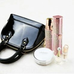 THSINDE Le Nouvel épilateur Rasoir Femelle Rechargeable USB 2 En 1 Rouge à Lèvres Rasage Instrument D'épilation Couteau De Coupe Des Sourcils