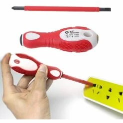 COOFIX Stylo électrique Isolé Outil Croix Un Mot Résistant à 1000V Haute Tension Stylo électrique Gros Conducteur D'eau électricien électrique -Outil de l'électricien Soldes 2022 35910098 4