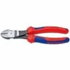 KNIPEX 74 02 140 PINCE COUPANTE DE CÔTÉ À FORTE DÉMULTIPLICATION NOIRE ATRAMENTISÉE 140 MM