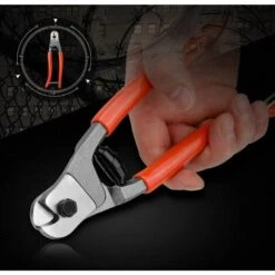BETTERLIFE Pince Coupe-câble 205mm Acier Au Chrome Vanadium Coupeur, Convient Pour Couper Les Câbles En Cuivre, Câble En Fil D'acier, En Aluminium Et Les Câbles Electriques，（1 Pièce） -Outil de l'électricien Soldes 2022 39989300 3