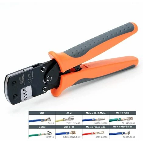 ERREBI GROUP Pince à Sertir Pour Micro Cosses 0,03-0,52 Mmq 32-20 AWG 1 ERREBI GROUP Pince à Sertir Pour Micro Cosses 0,03-0,52 Mmq 32-20 AWG