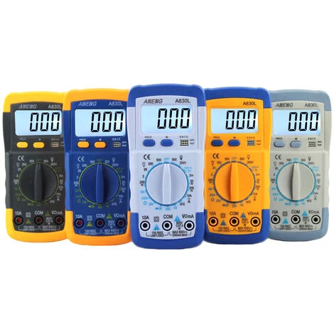 ANENG A830L Portable Digital Multimeter Multimeter Lcd Multimetre Lcd Testeur De Courant Multimetre Numerique, Bleu 4 ANENG A830L Portable Digital Multimeter Multimeter Lcd Multimetre Lcd Testeur De Courant Multimetre Numerique, Bleu – Image 4