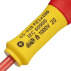 STANLEY - Tournevis Pozidriv Isolé 1000V FATMAX - 0-65-418 - PZ1 X 100mm -Outil de l'électricien Soldes 2022 41328612 4