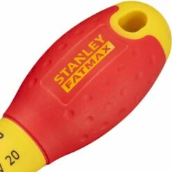 STANLEY - Tournevis Pozidriv Isolé 1000V FATMAX - 0-65-418 - PZ1 X 100mm -Outil de l'électricien Soldes 2022 41328612 5