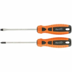 SPARTA - Lot De 2 Tournevis - 1 Plat + 1 Cruciforme