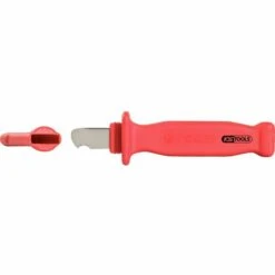KSTOOLS® KS TOOLS Couteau à Dégainer Avec Revêtement Isolant, 182 mm