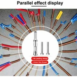 LANGRAY Outil De Torsion De Fil, Outil à Dénuder Et à Torsion, Excellent Outil Pour La Réparation électrique, Le Retrait Rapide Et L'enroulement Des Fils 8 LANGRAY Outil De Torsion De Fil, Outil à Dénuder Et à Torsion, Excellent Outil Pour La Réparation électrique, Le Retrait Rapide Et L'enroulement Des Fils -Outil de l'électricien Soldes 2022 42192386 4