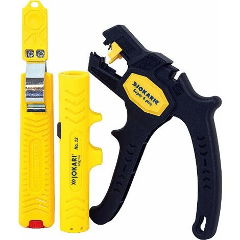 Jokari Set De Traitement De C‰bles + Couteau ˆ C‰ble Pince ˆ DŽnuder Et Pince ˆ DŽnuder 1 Jokari Set De Traitement De C‰bles + Couteau ˆ C‰ble Pince ˆ DŽnuder Et Pince ˆ DŽnuder