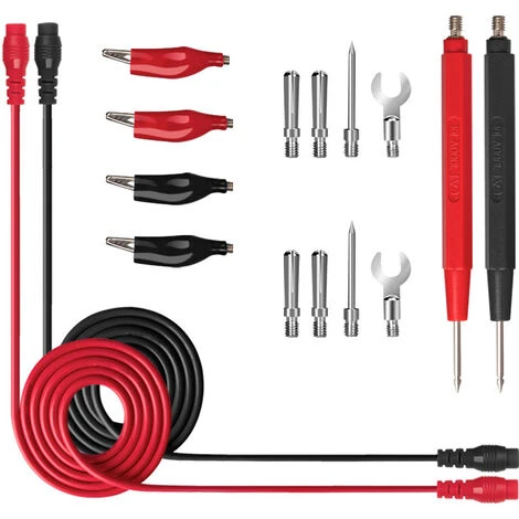 THSINDE Cordons De Test Multimetre ,ensemble De Sondes De Test Electroniques 16 En 1 10A/92cm 1 THSINDE Cordons De Test Multimetre ,ensemble De Sondes De Test Electroniques 16 En 1 10A/92cm