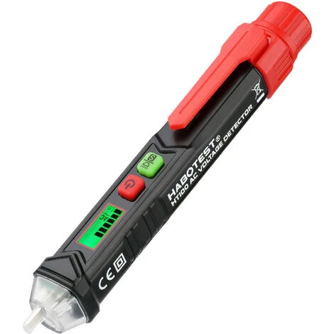 THSINDE Détecteur D'électricité,Test AC Tension ,Plage De Fonctionnement 12V - 1000 V 1 THSINDE Détecteur D'électricité,Test AC Tension ,Plage De Fonctionnement 12V - 1000 V