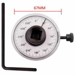 Jauge De Serrage Irisfr, Angulaire Couples 360 °Ajustable 1/2 Pouce Jauge Couples Avec Entraînement Par Clé, Outil Mesure Voiture De Jauge D'Angle Couples，1 Pcs -Outil de l'électricien Soldes 2022 42741770 3
