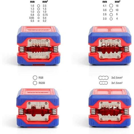 TANABATA Pince à Dénuder Dénudeur Pince à Dénuder Innovante, Boîte Magique, Outil De Dégainage Pour Câble Massif 6-24 AWG, SAT/RG6, RG59 Câble Basse Tension Universel 4-16 Mm² 2 TANABATA Pince à Dénuder Dénudeur Pince à Dénuder Innovante, Boîte Magique, Outil De Dégainage Pour Câble Massif 6-24 AWG, SAT/RG6, RG59 Câble Basse Tension Universel 4-16 Mm² – Image 2