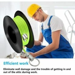 BRIDAY Tire Fil Magnetique, Ensemble De Tire-Fils MagnéTiques Avec Utilisé Pour ELectricien/Dispositif De Course De CâBle De RéParation Cadeau Pour Mari/PèRe 8 BRIDAY Tire Fil Magnetique, Ensemble De Tire-Fils MagnéTiques Avec Utilisé Pour ELectricien/Dispositif De Course De CâBle De RéParation Cadeau Pour Mari/PèRe -Outil de l'électricien Soldes 2022 43155299 4