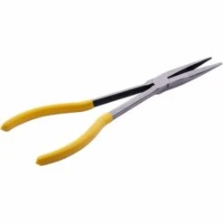 TANABATA Outil à Main à Pince à Bec Droit Extra Long De 11 Pouces Jaune + Argent -Outil de l'électricien Soldes 2022 43485936 4