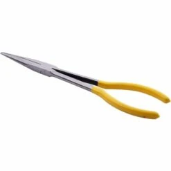 TANABATA Outil à Main à Pince à Bec Droit Extra Long De 11 Pouces Jaune + Argent -Outil de l'électricien Soldes 2022 43485936 5