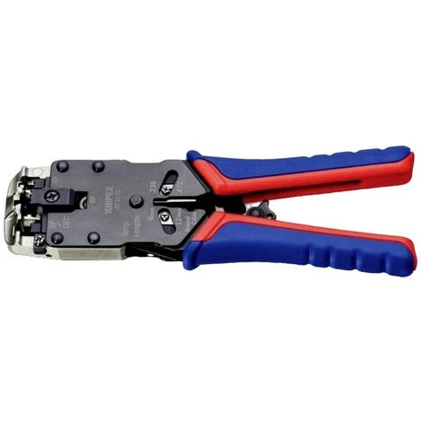 Pince à Sertir Knipex 97 51 12 D1 Pour Connecteur Modulaire (western) RJ10, RJ11, RJ12, RJ45 1 Pince à Sertir Knipex 97 51 12 D1 Pour Connecteur Modulaire (western) RJ10, RJ11, RJ12, RJ45