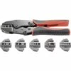 Pince à Sertir TOOLCRAFT PZ-505 818645 7 Pièces Pour Connecteur Coaxial BNC, TNC, Pour Fiche FO