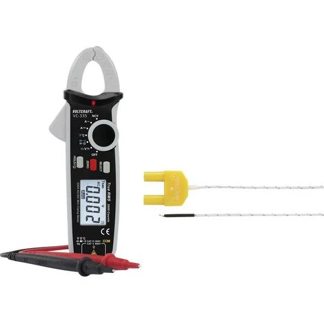 Pince Ampèremétrique VOLTCRAFT VC-335 Numérique CAT II 600 V, CAT III 300 V Affichage (nombre De Points): 2000 1 Pince Ampèremétrique VOLTCRAFT VC-335 Numérique CAT II 600 V, CAT III 300 V Affichage (nombre De Points): 2000