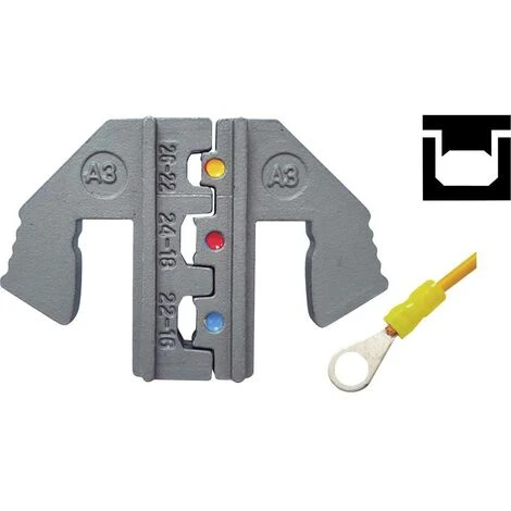 TOOLCRAFT PLE-0A3 Pour Cosses Isolées Ouverture De Serrage: 0.1 à 1.5 Mm² Adapté Pour Marque (pinces): TOOLCRAFT PZ-500 2 TOOLCRAFT PLE-0A3 Pour Cosses Isolées Ouverture De Serrage: 0.1 à 1.5 Mm² Adapté Pour Marque (pinces): TOOLCRAFT PZ-500 – Image 2