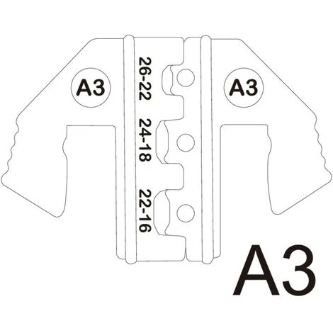 TOOLCRAFT PLE-0A3 Pour Cosses Isolées Ouverture De Serrage: 0.1 à 1.5 Mm² Adapté Pour Marque (pinces): TOOLCRAFT PZ-500 3 TOOLCRAFT PLE-0A3 Pour Cosses Isolées Ouverture De Serrage: 0.1 à 1.5 Mm² Adapté Pour Marque (pinces): TOOLCRAFT PZ-500 – Image 3