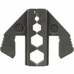 TOOLCRAFT PLE-0E6 1423402 Matrice à Sertir Pour Connecteur Coaxial RG59, RG58, RG6 Adapté Pour Marque (pinces) TOOLCRAF