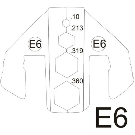 TOOLCRAFT PLE-0E6 1423402 Matrice à Sertir Pour Connecteur Coaxial RG59, RG58, RG6 Adapté Pour Marque (pinces) TOOLCRAF 3 TOOLCRAFT PLE-0E6 1423402 Matrice à Sertir Pour Connecteur Coaxial RG59, RG58, RG6 Adapté Pour Marque (pinces) TOOLCRAF – Image 3