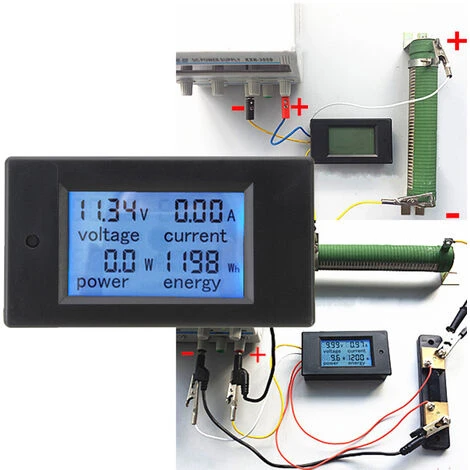 DC 100A Ampèremètre Testeur Numérique LED Compteur De Puissance Moniteur Voltmètre D'énergie De Puissance Jmax 4 DC 100A Ampèremètre Testeur Numérique LED Compteur De Puissance Moniteur Voltmètre D'énergie De Puissance Jmax – Image 4