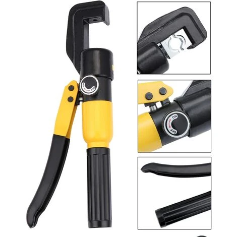 Pinces à Sertir 10 Tonnes 9 Matrices Coffret De Pince à Sertir Hydraulique ,Outil De Sertissage Hydraulique, Pince à Sertir Per Les Bornes à Cliquet Pour Câble 4-70 Mm² GrooFoo 4 Pinces à Sertir 10 Tonnes 9 Matrices Coffret De Pince à Sertir Hydraulique ,Outil De Sertissage Hydraulique, Pince à Sertir Per Les Bornes à Cliquet Pour Câble 4-70 Mm² GrooFoo – Image 4