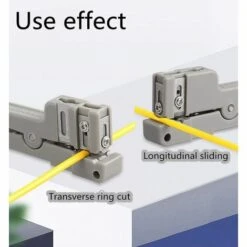 SUN FLOWER Outil De Coupe, Dénudeur De Câble Coaxial, Dénudeur De Fibre Optique Pour Dénuder La Fibre Optique Et Divers Câbles -Outil de l'électricien Soldes 2022 44833734 3