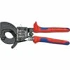 KNIPEX-WERK C. GUSTAV PUTSCH Cisaille à Câbles L. Totale 250 Mm Max. 32 (240 Mm²) Mm Gaines Multicomposant KN 9531250