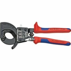 KNIPEX-WERK C. GUSTAV PUTSCH Cisaille à Câbles L. Totale 250 Mm Max. 32 (240 Mm²) Mm Gaines Multicomposant KN 9531250