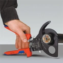KNIPEX-WERK C. GUSTAV PUTSCH Cisaille à Câbles L. Totale 250 Mm Max. 32 (240 Mm²) Mm Gaines Multicomposant KN 9531250 -Outil de l'électricien Soldes 2022 45066019 4