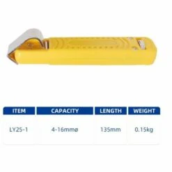 Betterlife Couteau à Dégainer 4 Mm à 16 Mm Couteau à Dénuder, 1pcs 7 Betterlife Couteau à Dégainer 4 Mm à 16 Mm Couteau à Dénuder, 1pcs -Outil de l'électricien Soldes 2022 45634909 3