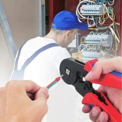 Betterlife Pince à Sertir Cosses Électriques Avec 1200 Bornes Cosse Isolées à Sertir De 0.25mm² à 10mm² Outil De Sertissage De Fil Kit Autoréglable Embouts De Câblage Electricien Professionnel（1 Pcs） -Outil de l'électricien Soldes 2022 45718638 5